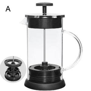 Stainless steel coffee pot, 1000ml capacity, good heat retention, simple and luxurious design