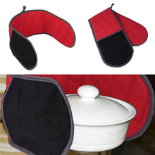 Load image into Gallery viewer, Silicone oven gloves, thick, non-slip, for ovens, microwaves, kitchen utensils
