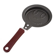 Load image into Gallery viewer, Frying pan with smileys, making waffles, cute smiley pancakes, kitchen utensils
