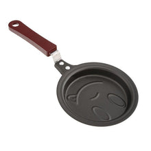 Load image into Gallery viewer, Frying pan with smileys, making waffles, cute smiley pancakes, kitchen utensils
