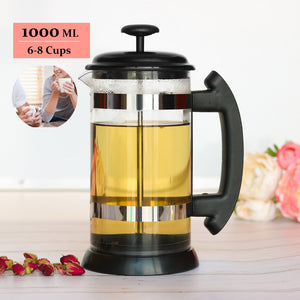 Kettle 1000ml capacity, suitable for hot water, coffee, tea